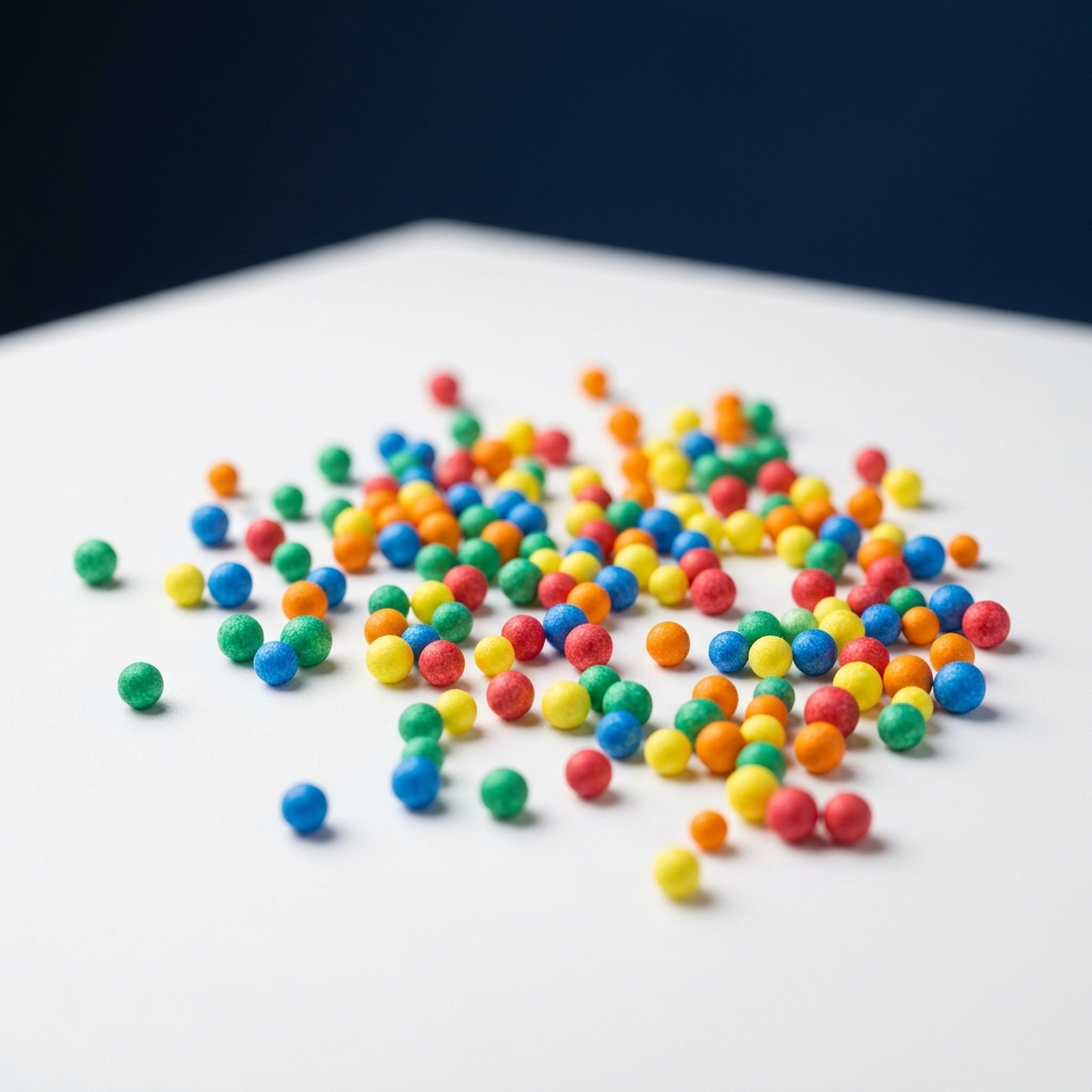 Colour EPS custom coloured expandable polystyrene beads by MarkoBenz